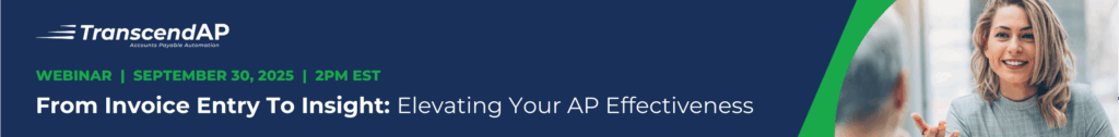 TranscendAP from invoice entry to insight webinar