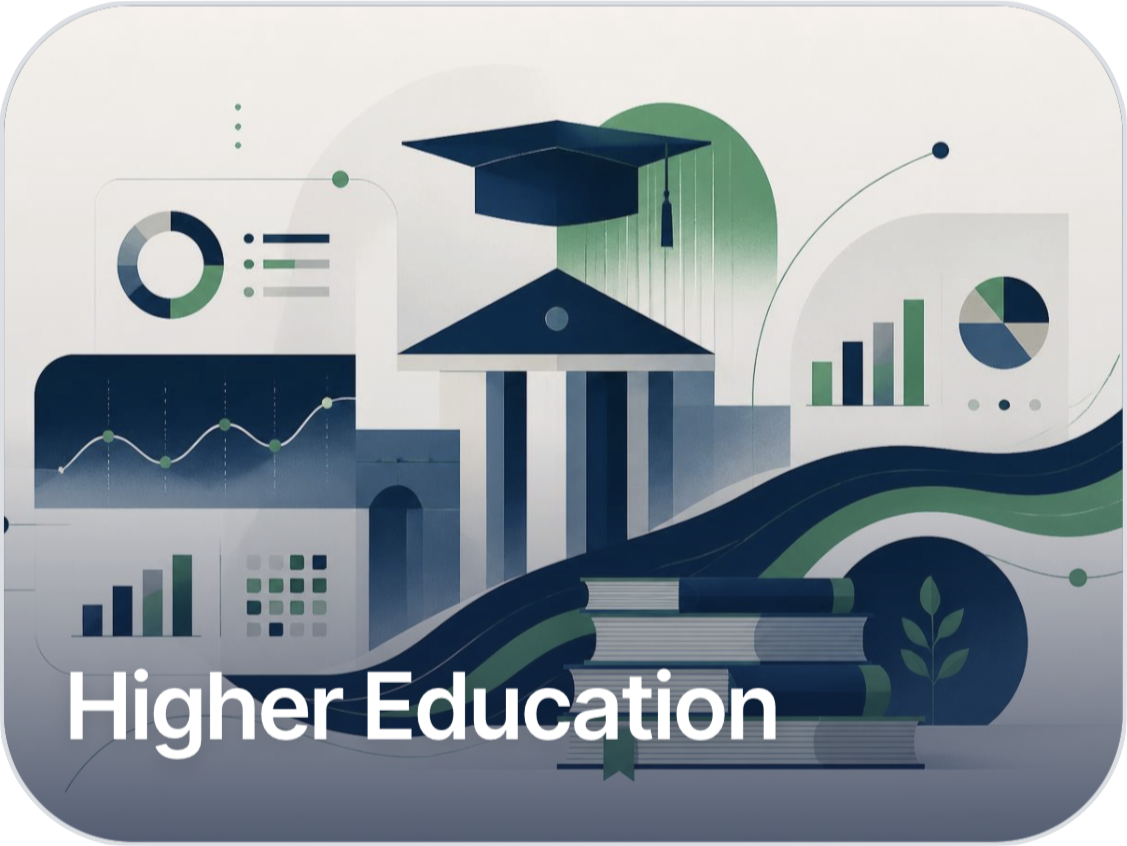 higher education graphic