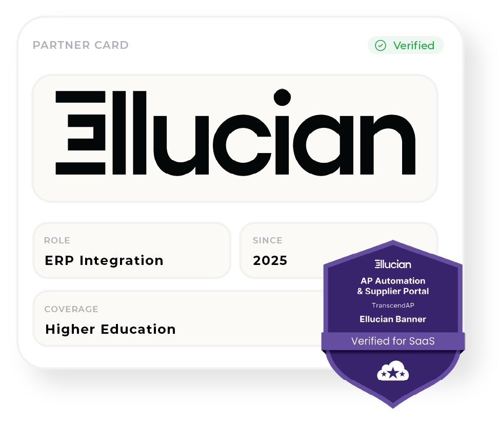 TranscendAP + Ellucian Partner Card